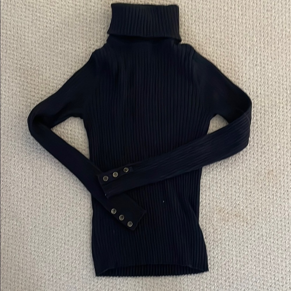 Black Turtleneck Sweater